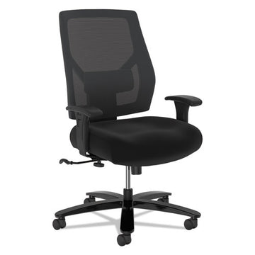 HON® Crio Big And Tall Mid-back Task Chair, Supports Up To 450 Lb, 18" To 22" Seat Height, Black freeshipping - TVN Wholesale